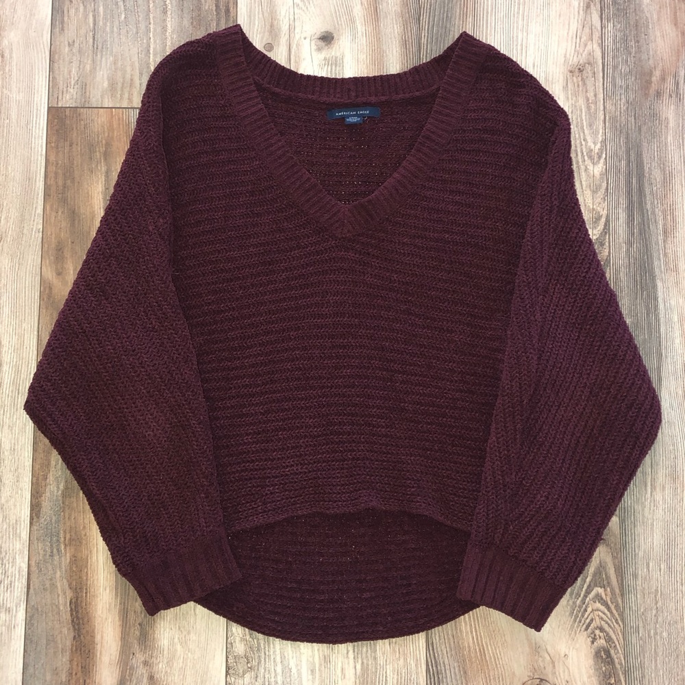 America Eagle maroon sweater